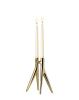 Abbracciaio candelabro Kartell oro 1956/GG